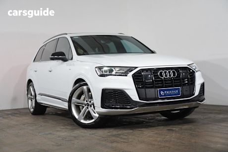 White 2022 Audi Q7 Wagon 55 Tfsi S Line Quattro Mhev