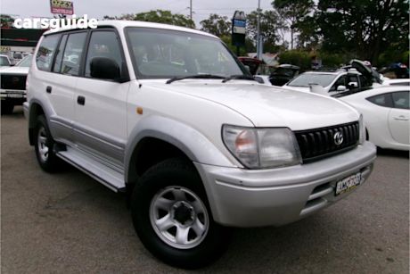 White 1999 Toyota Landcruiser Prado Wagon RV6 (4X4)