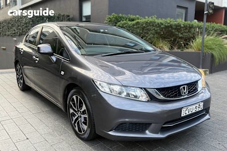 Grey 2014 Honda Civic Sedan VTI-L