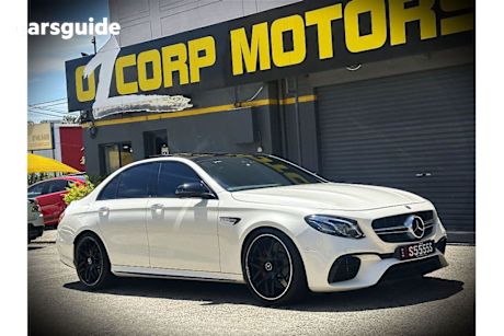 White 2017 Mercedes-Benz E63 Saloon S 4Matic+