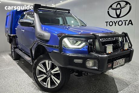 Blue 2021 Isuzu D-MAX Crew Cab Utility LS-U+ (4X4)