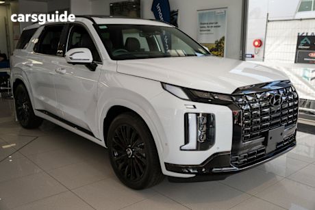 White 2024 Hyundai Palisade Wagon Calligraphy Black INK (8 Seat)