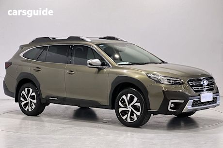 Green 2021 Subaru Outback Wagon AWD TOURING 4WD