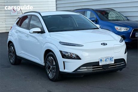 White 2022 Hyundai Kona Wagon Elite Electric EXT Range