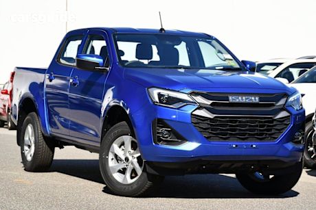 Blue 2025 Isuzu D-MAX Crew Cab Utility LS-M (4X4)