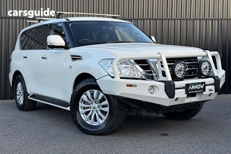 White 2019 Nissan Patrol Wagon TI (4X4)