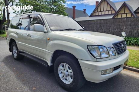 White 1999 Toyota Landcruiser Wagon CYGNUS