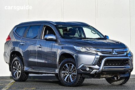 Grey 2017 Mitsubishi Pajero Sport Wagon GLS (4X4) 7 Seat