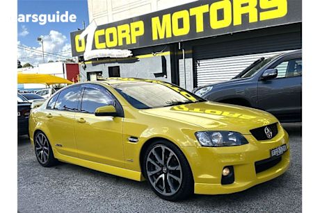 Yellow 2011 Holden Commodore Sedan Ss