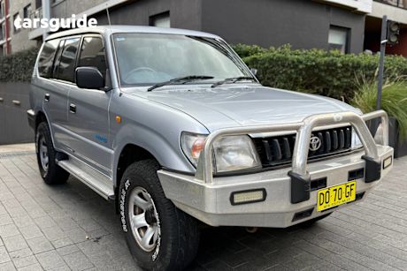 Silver 1997 Toyota Landcruiser Prado Wagon RV6 (4X4)