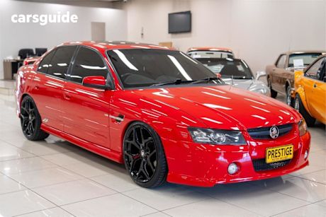 Red 2005 Holden Commodore Sedan SS