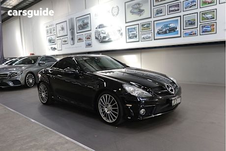 Black 2009 Mercedes-Benz SLK-Class OtherCar SLK55 AMG R