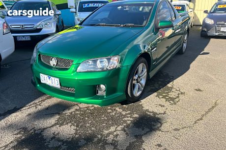 Green 2010 Holden Commodore Utility SV6