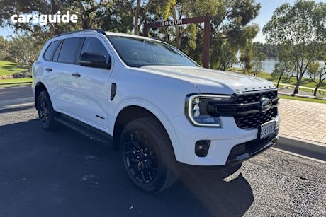 White 2024 Ford Everest Wagon Sport (rwd)