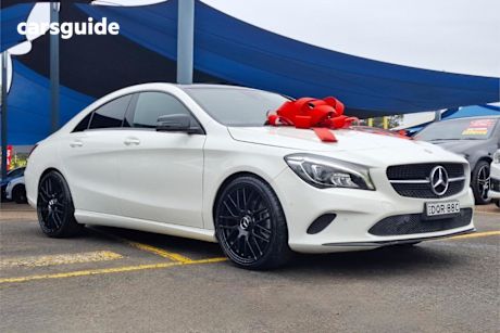White 2017 Mercedes-Benz CLA200 Coupe