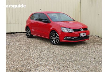 Red 2016 Volkswagen Polo Hatch 81TSI BEATS F
