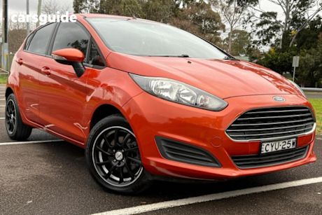Orange 2015 Ford Fiesta Hatchback Ambiente