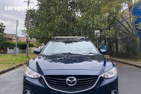 Blue 2014 Mazda 6 Sedan Touring