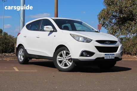 White 2013 Hyundai IX35 Wagon SE (fwd)