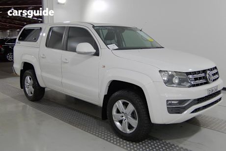 White 2017 Volkswagen Amarok Dual Cab Utility V6 TDI 550 Sportline