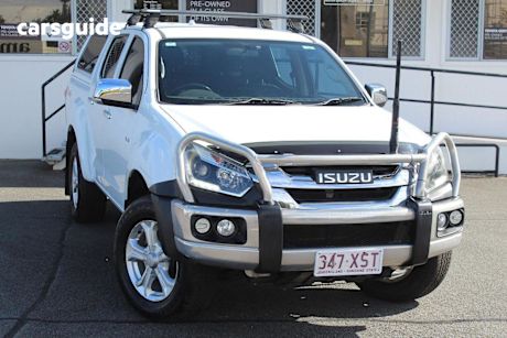 White 2017 Isuzu D-MAX Ute Tray LS-U 4X4