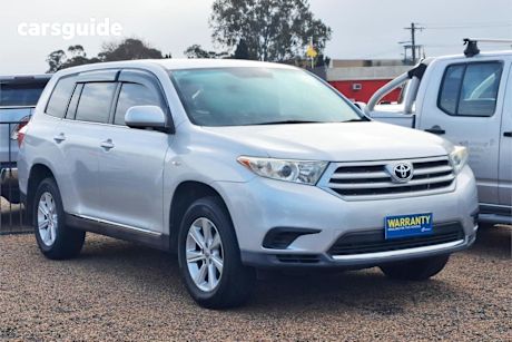Silver 2012 Toyota Kluger Wagon KX-R (fwd) 5 Seat