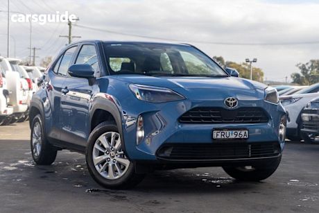 Blue 2024 Toyota Yaris Cross SUV GX F