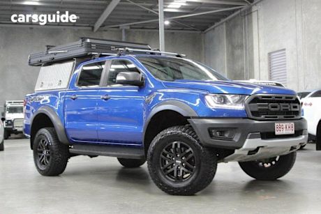 Blue 2019 Ford Ranger Double Cab Pick Up Raptor 2.0 (4X4)