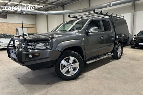 Grey 2017 Volkswagen Amarok Dual Cab Utility V6 TDI 550 Highline