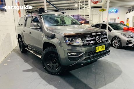 Grey 2017 Volkswagen Amarok Dual Cab Utility V6 TDI 550 Highline