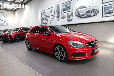 Red 2013 Mercedes-Benz A-CLASS Hatch A200 F