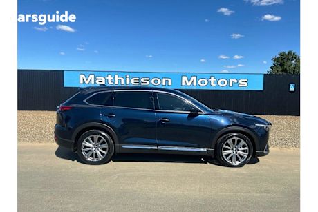 Blue 2020 Mazda CX-9 Wagon