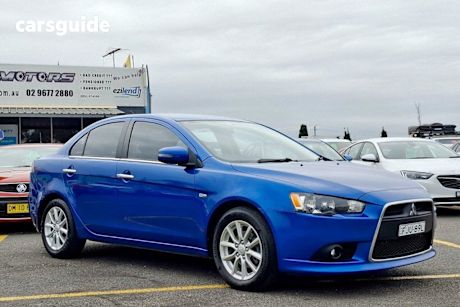 Blue 2015 Mitsubishi Lancer Sedan LS