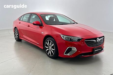 Red 2019 Holden Commodore Liftback RS