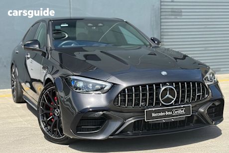 Grey 2024 Mercedes-Benz C63 Sedan S E Performance Mhev