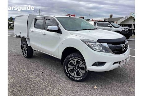 White 2016 Mazda BT-50 Dual Cab Utility XTR (4X4)