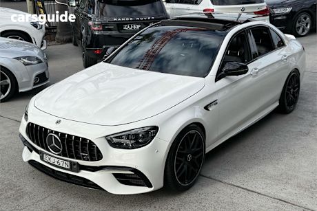 White 2020 Mercedes-Benz E63 Saloon S 4Matic+