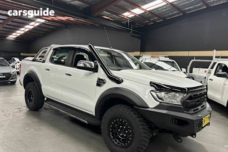 White 2018 Ford Ranger Dual Cab Utility XLT 3.2 (4X4) (5 YR)