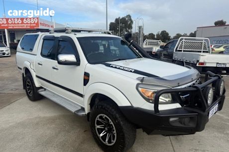 White 2010 Ford Ranger Dual Cab Pick-up XLT (4X4)