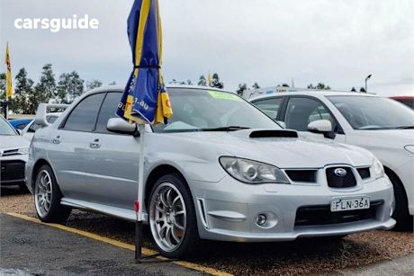 Silver 2005 Subaru Impreza Sedan WRX (awd)