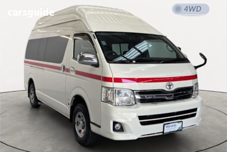 White 2011 Toyota Hiace Commercial 4WD