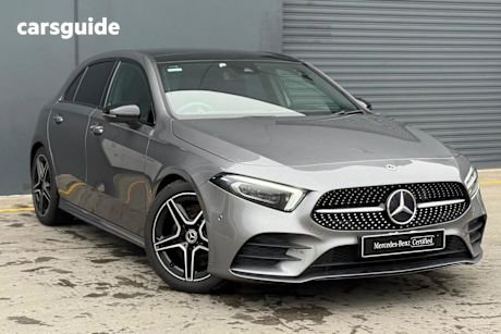 Grey 2023 Mercedes-Benz A250 Hatchback 4Matic Mhev
