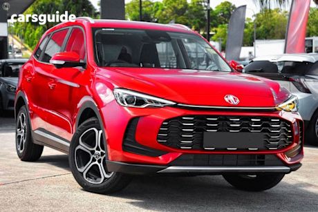 Red 2025 MG ZS SUV EXCITE HYBRID+ F