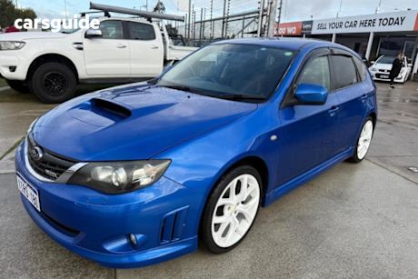 Blue 2008 Subaru Impreza Hatchback WRX (awd)