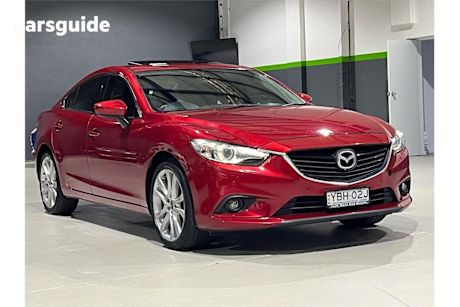 Red 2013 Mazda Mazda6 Sedan GT F