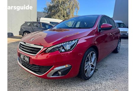 Red 2016 Peugeot 308 Hatch ALLURE PREMIUM F