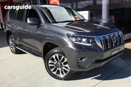 Grey 2022 Toyota Landcruiser Prado Wagon VX Flat Tailgate