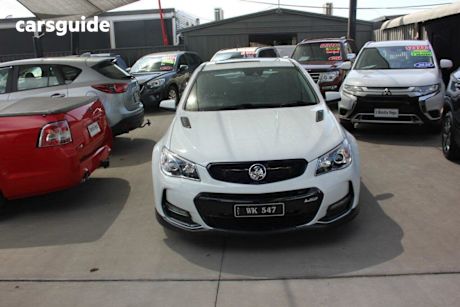 White 2015 Holden Commodore Sedan SS-V Redline