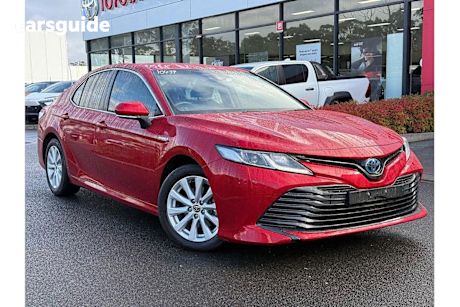Red 2020 Toyota Camry Sedan ASCENT F