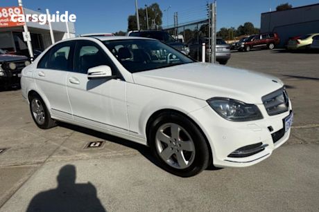 White 2012 Mercedes-Benz C250 Sedan CDI Elegance BE